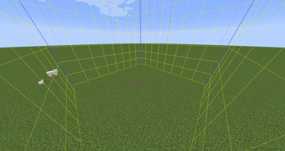 Minecraft Chunks borders